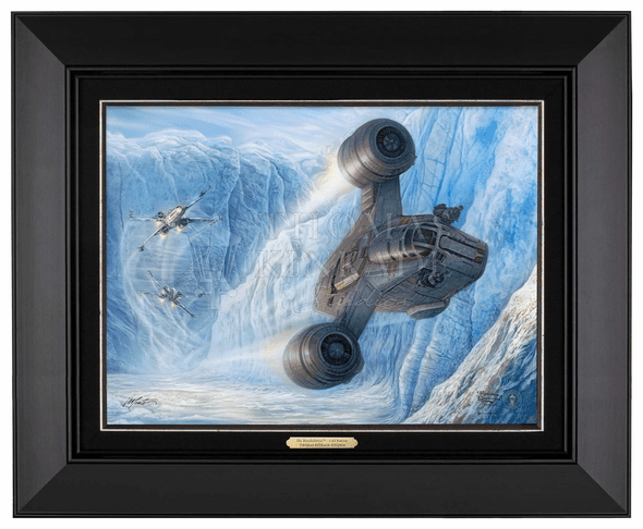 Thomas Kinkade 12" x 16" Framed Canvas Classics:"The Mandalorian ™ – Cold Pursuit"