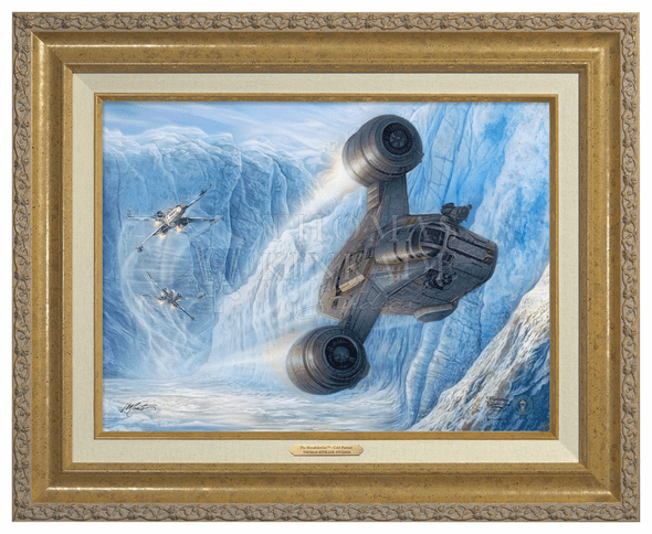 Thomas Kinkade 12" x 16" Framed Canvas Classics:"The Mandalorian ™ – Cold Pursuit"