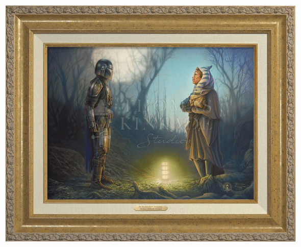 Thomas Kinkade 12" x 16" Framed Canvas Classics:"The Mandalorian ™ – Connection"