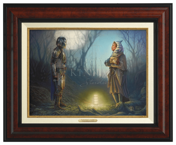 Thomas Kinkade 12" x 16" Framed Canvas Classics:"The Mandalorian ™ – Connection"