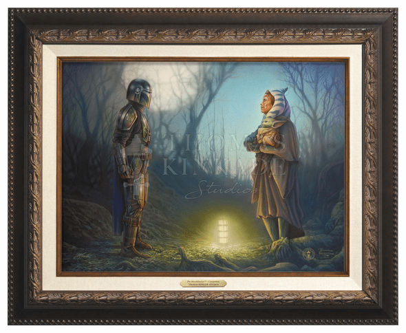 Thomas Kinkade 12" x 16" Framed Canvas Classics:"The Mandalorian   Connection"