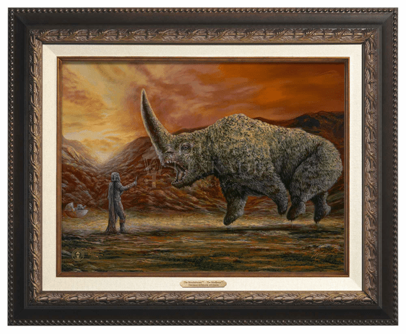 Thomas Kinkade 12" x 16" Framed Canvas Classics:"The Mandalorian ™ – The Mudhorn"