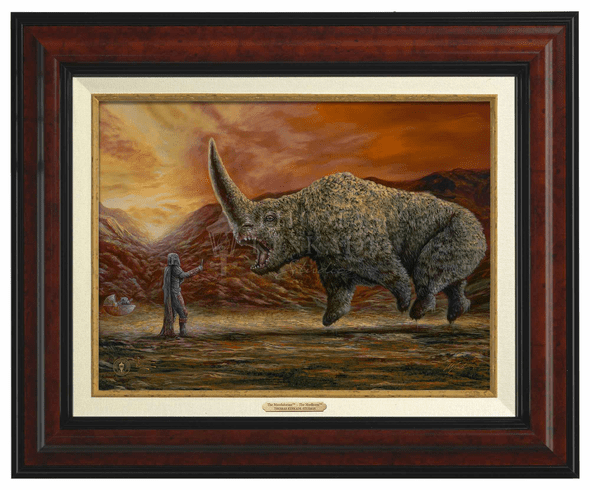 Thomas Kinkade 12" x 16" Framed Canvas Classics:"The Mandalorian ™ – The Mudhorn"