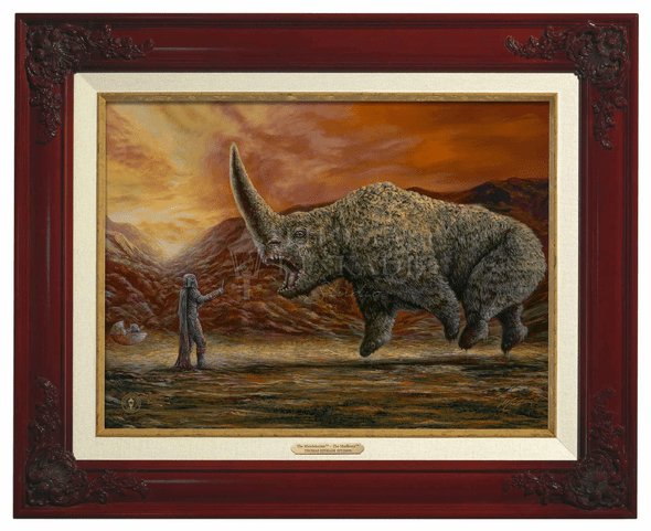 Thomas Kinkade 12" x 16" Framed Canvas Classics:"The Mandalorian ™ – The Mudhorn"