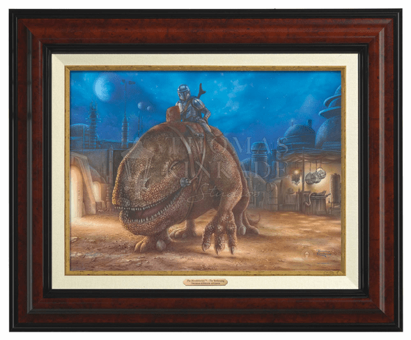 Thomas Kinkade 12" x 16" Framed Canvas Classics:"The Mandalorian ™ – The Reckoning"
