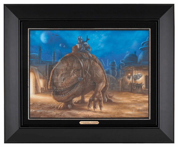 Thomas Kinkade 12" x 16" Framed Canvas Classics:"The Mandalorian The Reckoning"