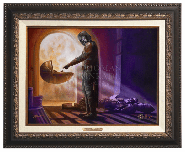 Thomas Kinkade 12" x 16" Framed Canvas Classics:"The Mandalorian ™ – Turning Point"