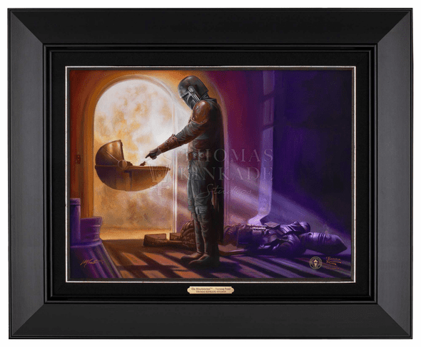 Thomas Kinkade 12" x 16" Framed Canvas Classics:"The Mandalorian ™ – Turning Point"