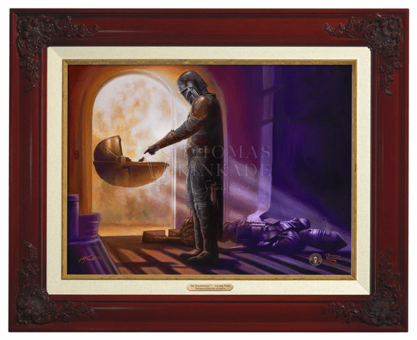 Thomas Kinkade 12" x 16" Framed Canvas Classics:"The Mandalorian ™ – Turning Point"