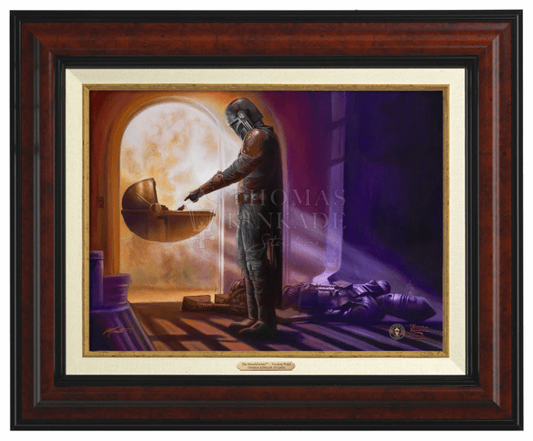Thomas Kinkade 12" x 16" Framed Canvas Classics:"The Mandalorian ™ – Turning Point"