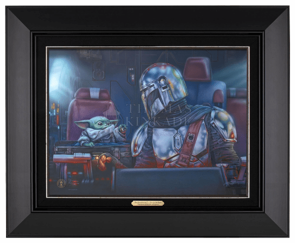 Thomas Kinkade 12" x 16" Framed Canvas Classics:"The Mandalorian ™ – Two for the Road"