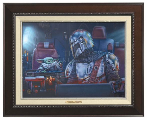Thomas Kinkade 12" x 16" Framed Canvas Classics:"The Mandalorian ™ – Two for the Road"