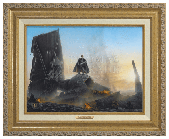 Thomas Kinkade 12" x 16" Framed Canvas Classics:"The Mandalorian  Undeterred"