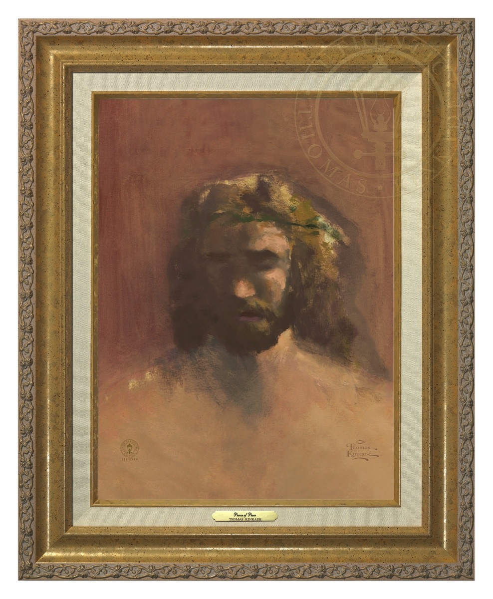 Thomas Kinkade 12" x 16" Framed Canvas Classics:"The Prince of Peace"