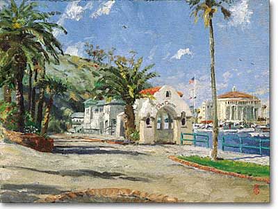 THOMAS KINKADE 12X16 Secondary Market Art: "VIA CASINO PPCNV"