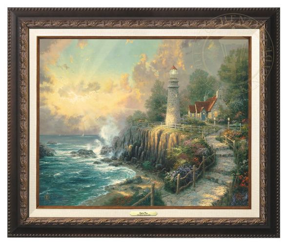 Thomas Kinkade 16" x 20" Framed Canvas Classics:"The Light of Peace"