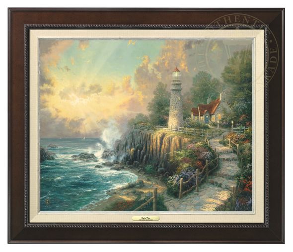Thomas Kinkade 16" x 20" Framed Canvas Classics:"The Light of Peace"