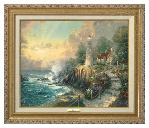 Thomas Kinkade 16" x 20" Framed Canvas Classics:"The Light of Peace"
