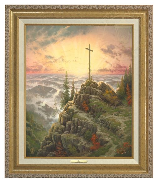 Thomas Kinkade 20" x 16" Framed Canvas Classics:"Sunrise"