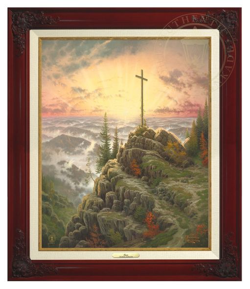 Thomas Kinkade 20" x 16" Framed Canvas Classics:"Sunrise"