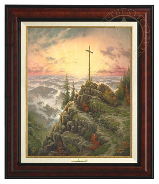 Thomas Kinkade 20" x 16" Framed Canvas Classics:"Sunrise"