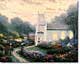 THOMAS KINKADE 20X24 Secondary Market Art: "BLOSSOM HILL CHURCH"