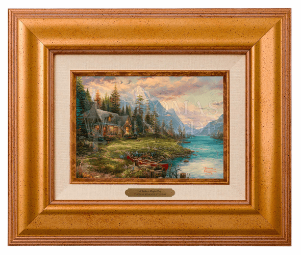 Thomas Kinkade 5" x 7" Framed Brushworks:"A Father's Perfect Day"