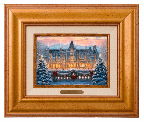 Thomas Kinkade 5" x 7" Framed Brushworks:"Christmas at Biltmore®"