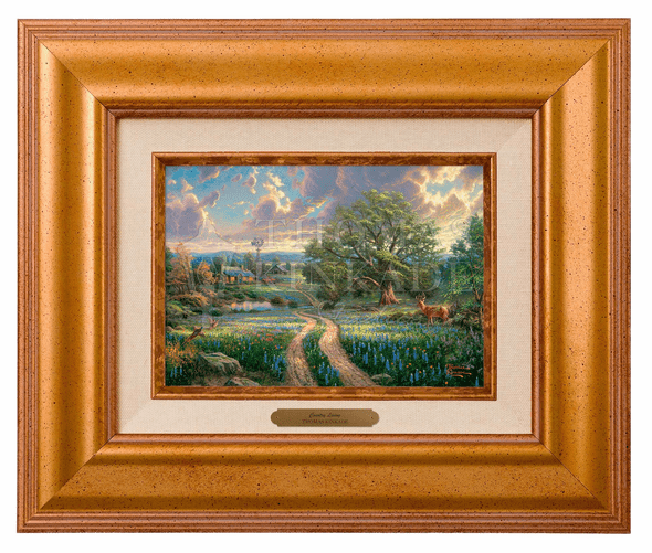 Thomas Kinkade 5" x 7" Framed Brushworks:"Country Living"