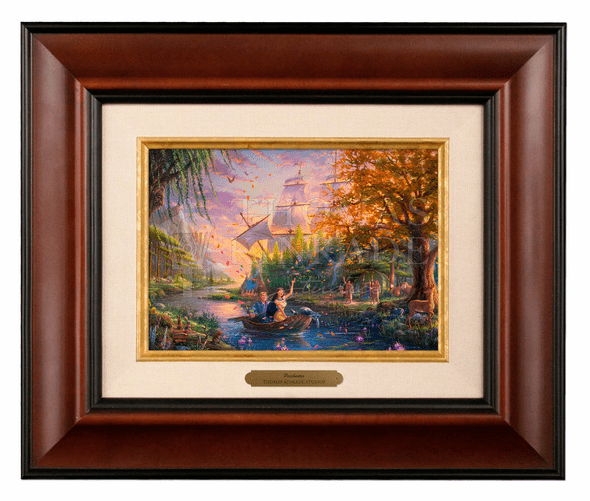 Thomas Kinkade 5" x 7" Framed Brushworks:"Disney Pocahontas"