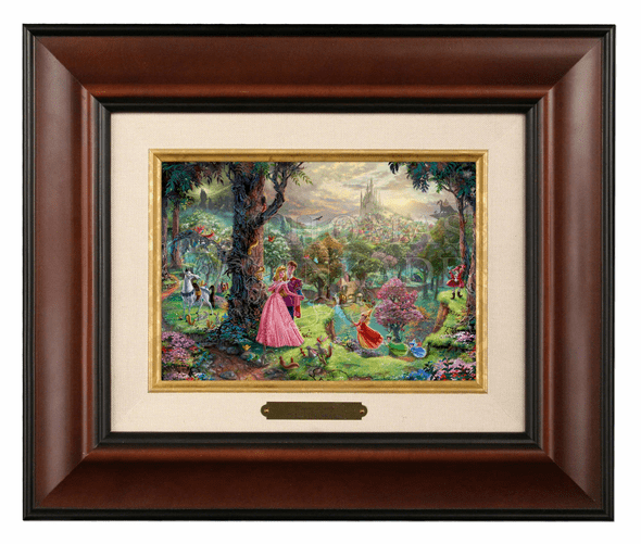 Thomas Kinkade 5" x 7" Framed Brushworks:"Disney Sleeping Beauty"