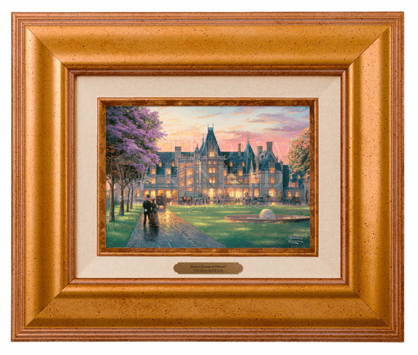 Thomas Kinkade 5" x 7" Framed Brushworks:"Elegant Evening at Biltmore"