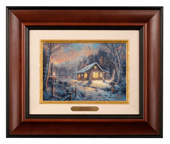 Thomas Kinkade 5" x 7" Framed Brushworks:"Holiday Tradition (this is an eBay exclusive)"