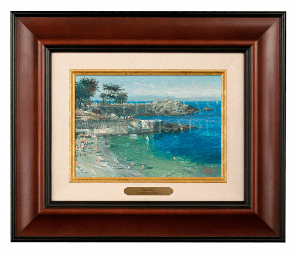 Thomas Kinkade 5" x 7" Framed Brushworks:"Pacific Grove"