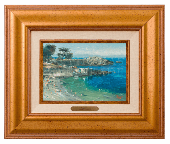 Thomas Kinkade 5" x 7" Framed Brushworks:"Pacific Grove"