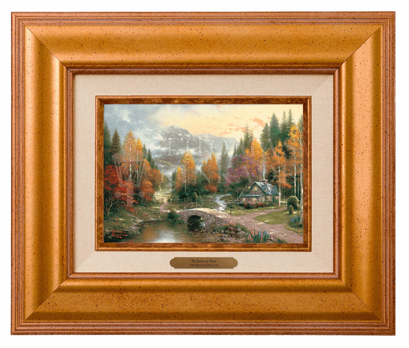 Thomas Kinkade 5" x 7" Framed Brushworks:"The Valley of Peace"