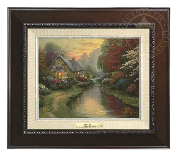Thomas Kinkade 8" x 10" Framed Canvas Classics:"A Quiet Evening"