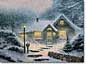 THOMAS KINKADE 8X10 Secondary Market Art: "HOME FOR EVE"