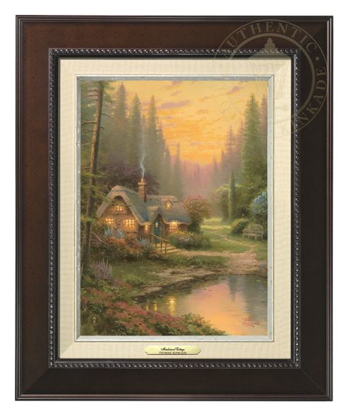 Thomas Kinkade 9" x 12" Framed Canvas Classics:"Meadowood Cottage"
