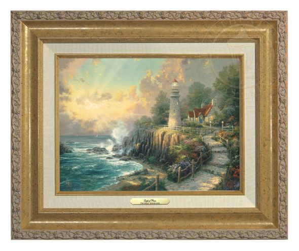 Thomas Kinkade 9" x 12" Framed Canvas Classics:"The Light of Peace"