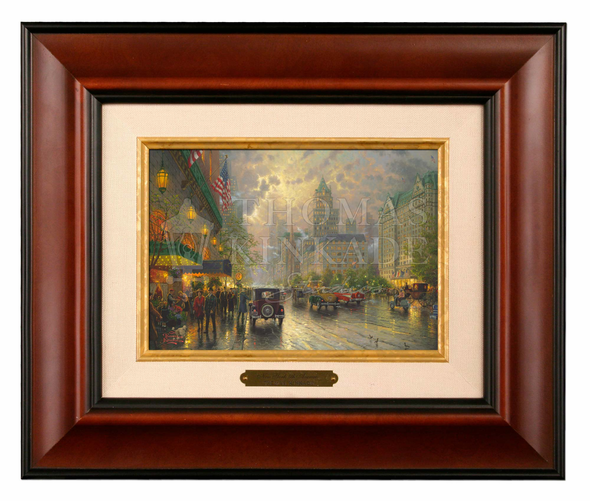 Thomas Kinkade 5" x 7" Framed Brushworks"New York, Fifth Avenue