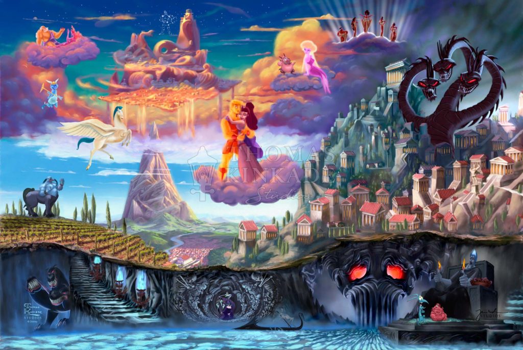 Thomas Kinkade Studios® Limited Edition Giclee Print:"Hercules"