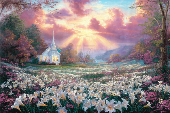 Francisco Caballero Signed Limited Edition Giclee Print:"Valley of Grace"