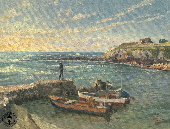 Thomas Kinkade Signed and Numbered Limited Edition Canvas: "Caesarea"