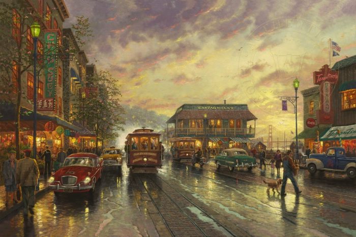 Thomas Kinkade Limited Edition Print: "City By The Bay"