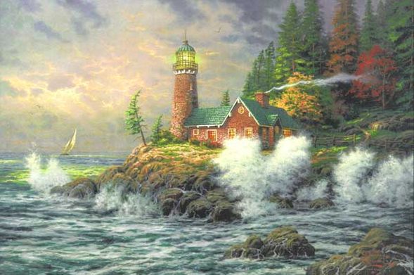 Thomas Kinkade Limited Edition Giclee:"Courage"