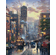 Thomas Kinkade Signed and Numbered Limited Edition Print and Hand Embellished Canvas:"San Francisco - Powell Street"