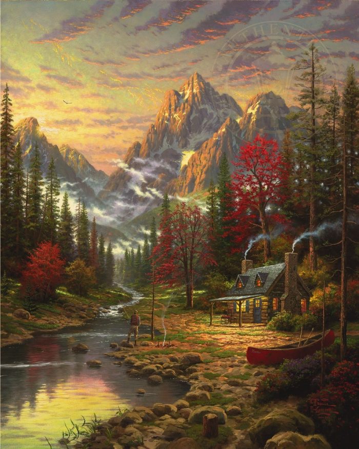 Thomas Kinkade Limited Edition Giclee "The Good Life"