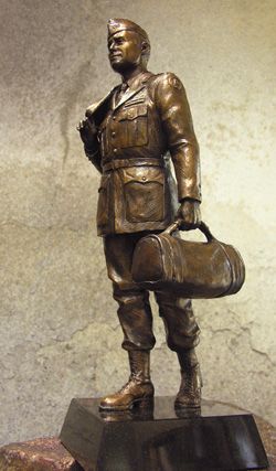 Thomas Kinkade Standard Numbered Edition Mixed Metal Sculpture :"Heading Home - Sculpture"