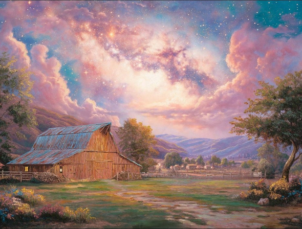 Francisco Caballero Signed Limited Edition Giclee Print:"Under Heaven's Canopy"